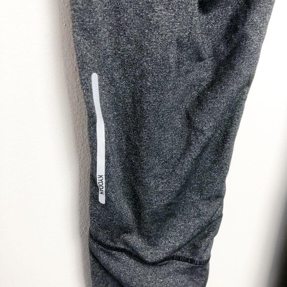 Kyodan Gray Classic High Rise Leggings Womens Athletic Yoga Pants Medium - Picture 8 of 12